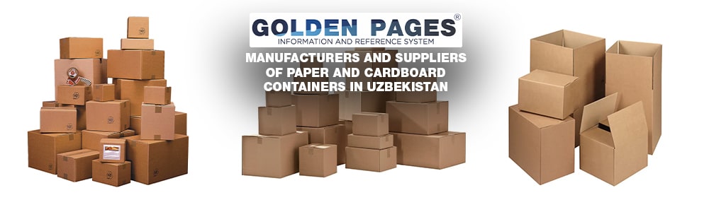 Manufacturers and suppliers of paper and cardboard containers in Uzbekistan