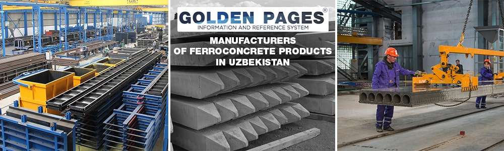 Reinforced concrete products from the manufacturer in Tashkent