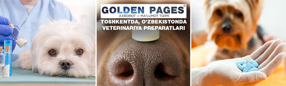Toshkentda, O’zbekistonda veterinariya preparatlari